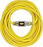 Cerrowire 630-36037BR Stayplug 50-Feet 12/3 Extension Cord, Yellow by Cerro