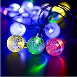LEAZEAL LED ガーデンライト ストリングライト クリスマス ライト20球 5m（カラフル）