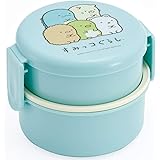 スケーター(Skater) 弁当箱 2段 丸型 すみっコぐらし スタンダード ブルー 日本製 500ml ONWR1-A
