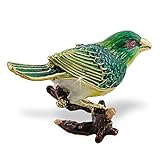 Objet D'Art Release #241 "Belding's Yellowthroat" Critically Endangered Species Sparrow Bird Handmad