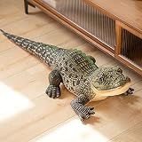 テレオンレイ ぬいぐるみ ワニ ぬいぐるみ 大きい鰐抱き枕 本格的リアルな動物ぬいぐるみ お店の内にオリジナル動物園 100ｃｍ (グリーン)