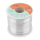 uxcell DMiotech 0.5mm 400G 63/37 ロジン コア フラックス 1.8％ 鉛 ロール はんだ ワイヤー