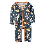 (ビッグエレファント) Big Elephant 1点セット前開ロボットき男の子長袖ロンパーススリープウェアボディスーツ K05 (18-24ヶ月)