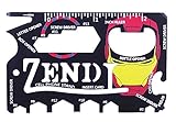 ZENDI®多機能サバイバルツール ナイフ 唯一1枚のカードに22の道具 カードウォレットツール