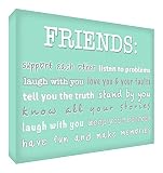 Feel Good Art A6 Diamond Polished Acrylic Decor/Momento Block (14.8 x 10.5 x 2 cm, Small, Mint Green