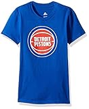 NBA Detroit Pistons Girls – Primaryロゴ半袖Tee、ロイヤル、M ( 10 – 12 )