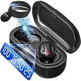 Bluetooth ワイヤレス イヤホン 2020年最新版 瞬時接続 IPX7完全防水 ワイヤレスイヤホン LEDディスプレイ電量表示 Hi