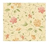 York Wallcoverings Wind River Watercolor Flowers Vines and Scrolls 8 x 10 Wallpaper Memo Sample Butt