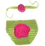 PANCY ベビー服 ベビー用 コスチューム 寝相アート 新生児 着ぐるみ 2点セット 出産祝い プレゼント ギフト 花　はな