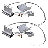 2パックオーバーヘッドガレージドア床アラームスイッチContactセンサートラックマウント