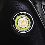 【Yamlten】エンジンスタートボタン スワロフスキースタイル クリスタルスタイル レクサスに適し エンジンボタンカバー車のエンジンボタン