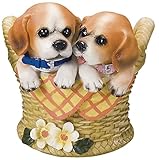 エイチツーオー 二匹の子犬付きプランター ビーグル H2934C