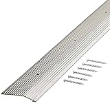 M-D Building Products 78212 Extra Wide Fluted 2-Inch by 36-Inch Carpet Trim, Silver [並行輸入品]