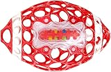 Oball Grab & Rattle Football Baby ,レッド/ホワイト – 0 – 12 Months – 最初Adventures