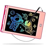 POPERFUN 8.5インチ電子メモパッド 高輝度 電池交換可能 お絵描きボード ロック機能付き ワンタッチ消去 おもちゃ ブギーボード 