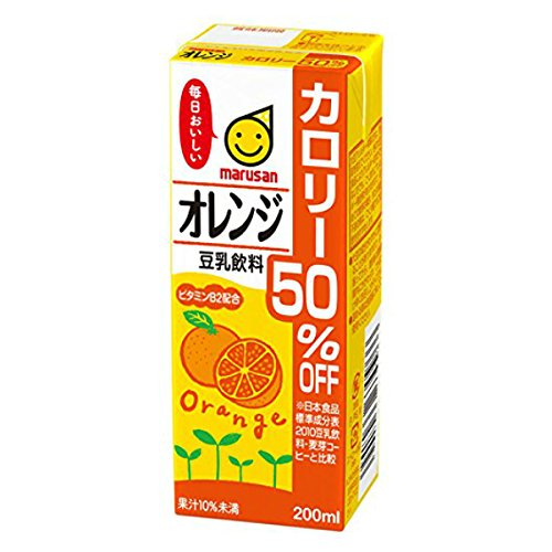 マルサン 豆乳飲料 オレンジ カロリー50％オフ