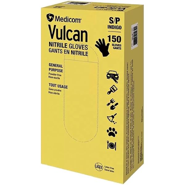 Amazon.co.jp: メディコム バルカン ニトリル手袋 150枚 Lサイズ