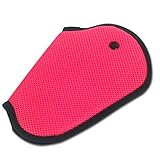 Kids seatbelt adjuster - RED 私たちの子供の安全のための強力おすすめアイテム！エアメッシュ生地
