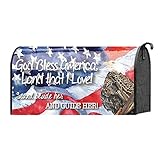 God Bless America Land That I Love EAGLE 22 x 18標準サイズメールボックスカバー