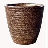 信楽焼 窯肌ネイチャーロング 9号 ／植木鉢