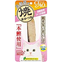 Amazon | 【ケース販売】チャオ 焼本かつお 高齢猫用 かつお節味 1本