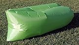 Inflatable Lounger Air Outdoor Sofa - Gigantic Balloon Bed - No Pumps Required! (Green, Large) [並行輸入