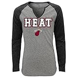 NBA Miami Heat Shout Out Long Sleeve TriBlend Tee L ホワイト