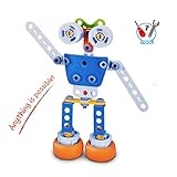 Wishtime ロボット積み木 大工さんごっこ遊び 子供用 小学生 おもちゃ 知育玩具 59pcsセット お誕生日プレゼント