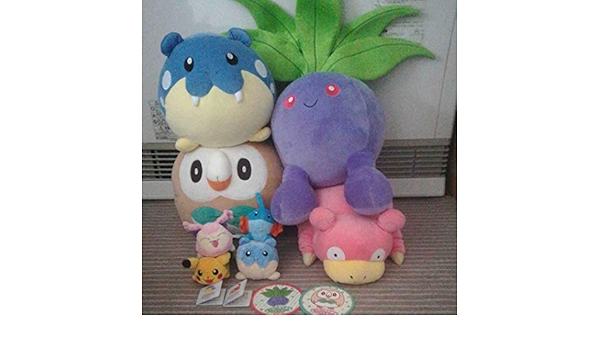 Amazon ポケモン ぬいぐるみ クッション ピカチュウ モクロー タマザラシ エネコ ヤドン ナゾノクサ ミズゴロウ もちもちぬいぐるみ ぬいぐるみ おもちゃ