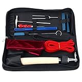 Yaetek Pack of 10 Pieces Piano Tuner Tools Including Tuning Hammer Mute Wrench Hammer Handle Kit Too