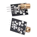 6 Pcs KY-008 Laser Dot Diode Copper Head Sensor Module for Arduino [並行輸入品]