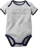 カーターズ Carter's ボディスーツ 半袖 綿100% Little Genius Bodysuit 6M (61-67cm)