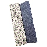 ココトリコ（cocotorico） シートベルトカバー 2個セット フラワー柄 【プチグラン×ニットデニム】