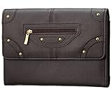 エクリチュール ジャバラ式 母子手帳ケース(マルチケース)チョコレート eq001-1-1