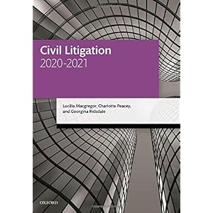 Civil Litigation 2020-2021 (Legal Practice Course Manuals)