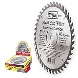 IVY Classic 36107 Swift Cut Plus 7-1/4-Inch 40 Tooth Carbide Circular Saw Blade with 5/8-Inch Diamon
