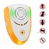 HBLIFE 新型 超音波式虫除け【ゴキブリ ネズミ ハエ アリ ダニ クモ】退治 害虫駆除　害虫退治　蚊取り70畳　120平方メートル　省エネルギー 無害 子供やペットにも安心 ペスト退治 ゴキブリ