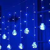 ledランプの心願のカーテンのカーテンランプのledの装飾の装飾が装飾を飾ります,ブルーブルー