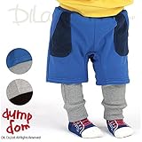 (ダンプドム) dumpdomハーフパンツ＆レギンスセット レイヤードパンツ/冬 95 ブルー