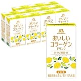 森永製菓 おいしいコラーゲンドリンク 125ml 12本 レモン味 モリコラ 機能性表示食品 コラーゲンペプチド コラーゲン ドリンク 飲料 (レモン, 12)