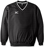 (ミズノ)MIZUNO テニスウェア Vクビスウェット [UNISEX][JUNIOR] A75LM100 09 ブラック×ホワイト L