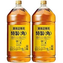 Amazon.co.jp: サントリー 特製 角 5000ml×2本 5L 40度 大容量 業務用
