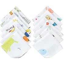 Amazon | [HOOMCOOM] ガーゼハンカチ ベビー 4層 ガーゼタオル  