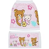 2014年 夏物 リラックマ まきまきタオル Rilakkuma ピンク 50×100cm