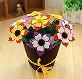 comvip不織布ホームFake Flower in PotデコレーションKids Holidayギフト水仙