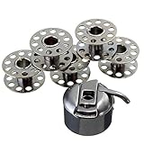 stainless steel sewing machine accessories 5 bobbins 1 bobbin