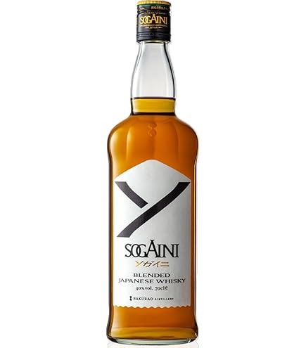 Amazon.co.jp: Sakurao Sogaini Sogani Blended Japanese Whiskey, 40