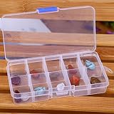 Everpert 小物収納ケース ジェル ネイル用品 化粧品 薬 小物入れ 多用途小型収納 仕切り 5箇 テーブル整理 透明