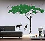Pop Decors Umbrella Tree Beautiful Wall Stickers for Kids Rooms [並行輸入品]