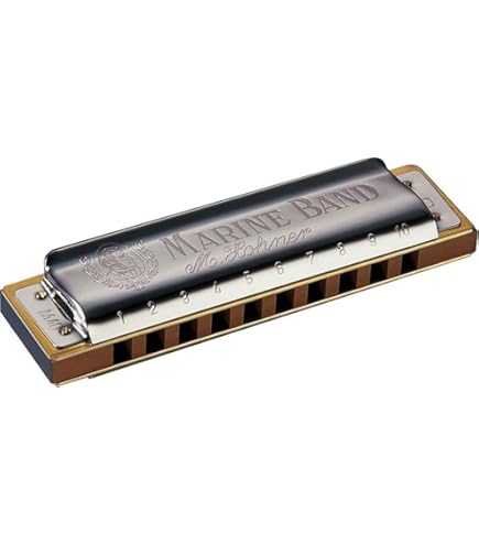 Hohner Marine Band ハーモニカ 7個セット Amazon | HOHNER Bluesband 7 Pack, Key of G, A, B Flat, C, D